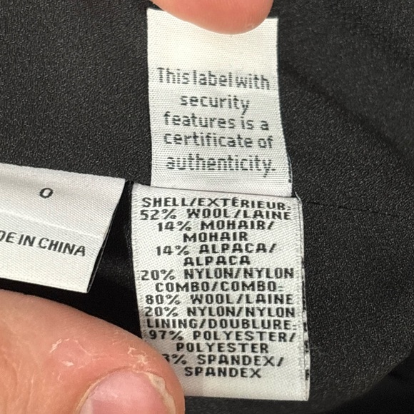 Diane von Furstenberg DVF Lulu Wool blend Boucle Long Coat Gray Black Women’s 0 - Picture 5 of 16